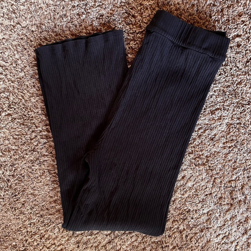 Black Ribbed pants